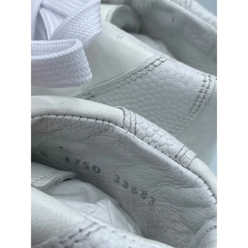 Belvedere Angelo White Crocodile Calf Leather High‎ Top Sneakers Mens 8 33683